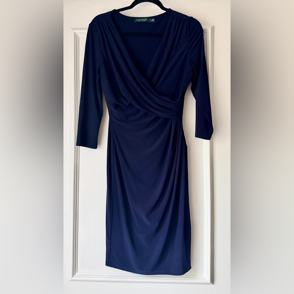 Lauren Ralph Lauren Dress Navy Dress - Size 10